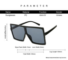Load image into Gallery viewer, 'Lynn" Oversized Sunglasses