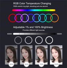Load image into Gallery viewer, 12 inch LED Ring Light With Phone Stand