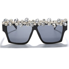 Load image into Gallery viewer, 'Excuse Me' Oversized Jeweled Sunglasses