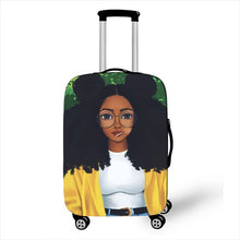 Load image into Gallery viewer, Melanin Queen Luggage Cover Designs
