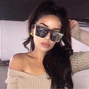 'Nina' Oversized Mirrored Sunglasses