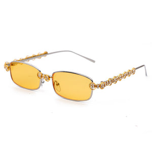 'G' Rectangle fFrame Vintage Sunglasses