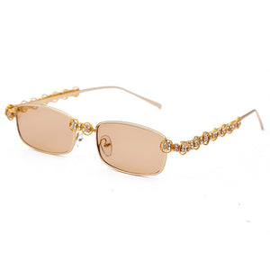 'G' Rectangle fFrame Vintage Sunglasses